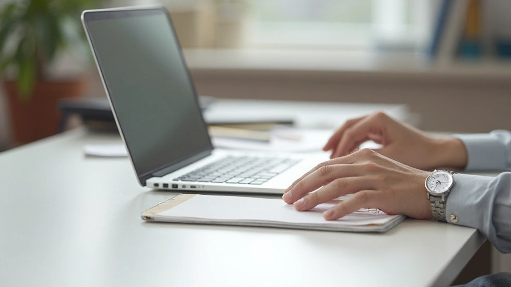 Таймер Pomodoro и ноутбук на рабочем столе